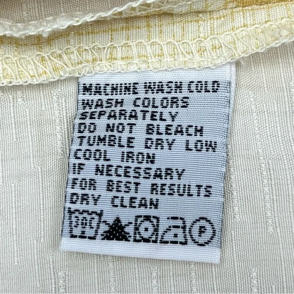 Tommy Bahama Short Sleeve Button Up Silk Hawaiian Shirt Golden Yellow Sz XL - Picture 13 of 16